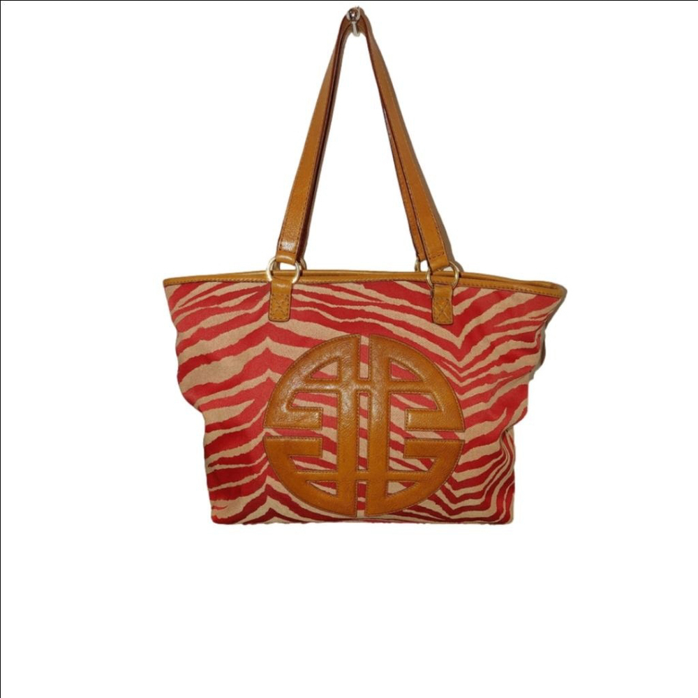 Antonio Melani Zebra Striped Becky Tote